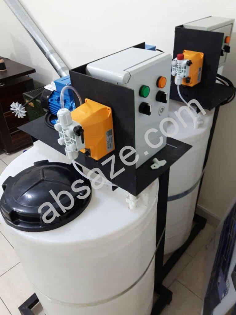 تجهیزات دستگاه کلریناتور مایع - آب سازه