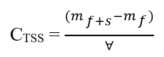 فرمول محاسبه TSS