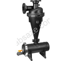 بخش های مختلف فیلر هیدروسیکلون - آب سازه