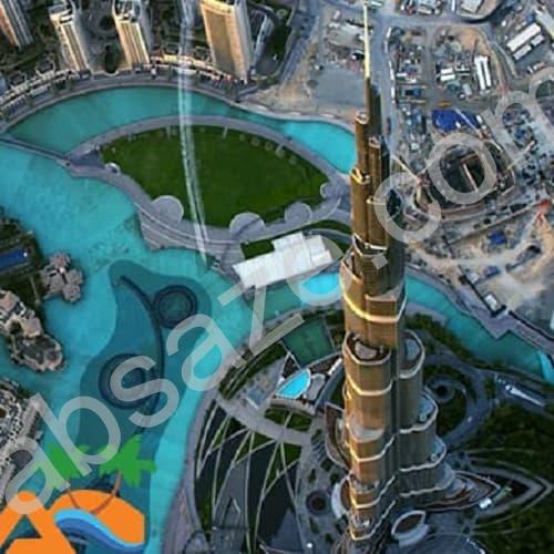 سیستم لوله کشی برج خلیفه- آب سازه