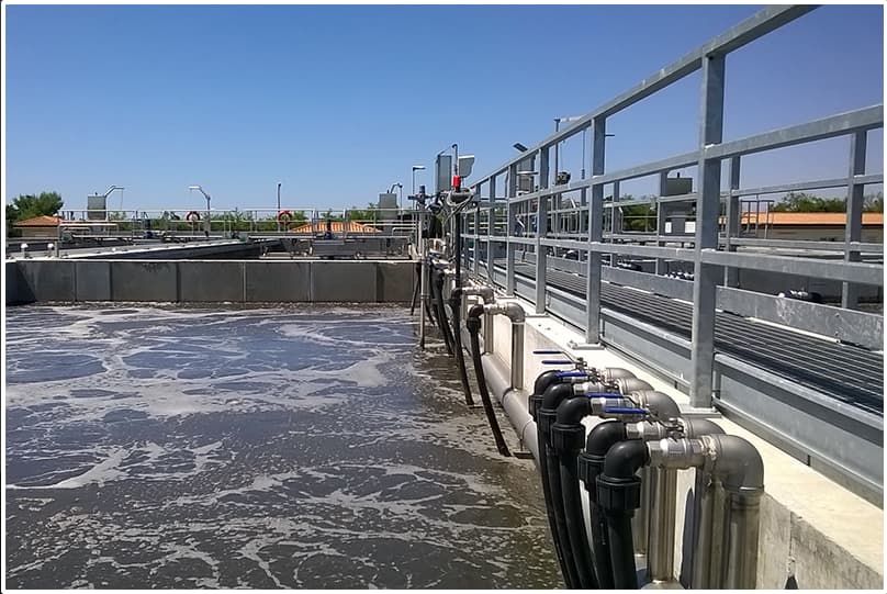 عملکرد هوادهی بر فاضلاب - آب سازه