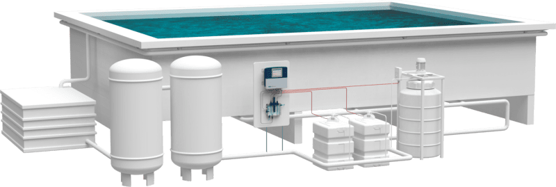 تاسیسات تصفیه آب استخر- آب سازه
