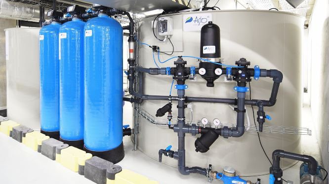 فیلتر شنی و سختی گیر استخر 