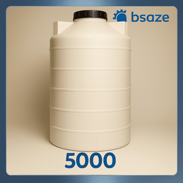 مخزن-پلی-اتیلن-عمودی-کوتاه-با-ظرفیت-5000-لیتر