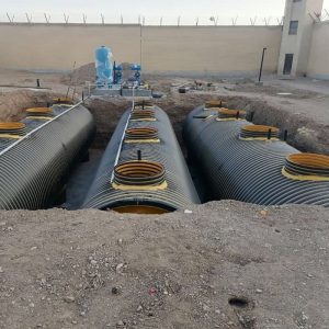 پکیج تصفیه فاضلاب پلی اتیلنی 200 متر مکعب