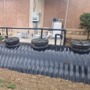 پکیج تصفیه فاضلاب بهداشتی پلی اتیلنی 40 متر مکعبی