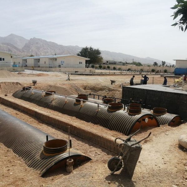 پکیج تصفیه فاضلاب پلی اتیلنی 150 متر مکعب در شبانه روز