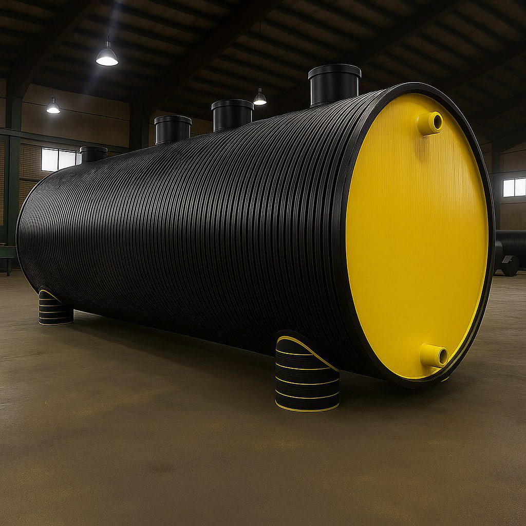 مخزن ذخیره گازوئیل پلی اتیلنی 100 متر مکعبی