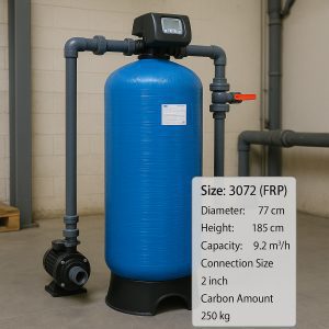 فیلتر کربنی frp مدل 9.2 متر مکعبی