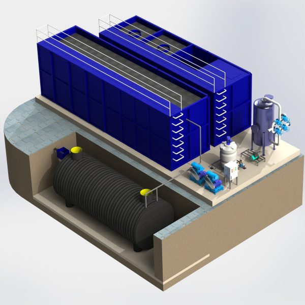 پکیج تصفیه فاضلاب فلزی