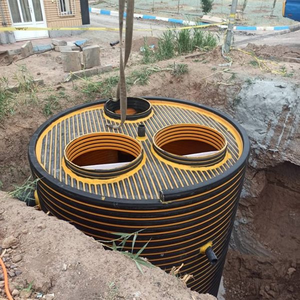 مخزن پلی اتیلنی ایستگاه پمپاژ 20 متر مکعبی