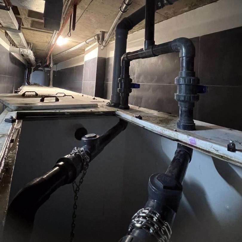 پکیج ایستگاه پمپاژ فایبرگلس با پمپ چینی