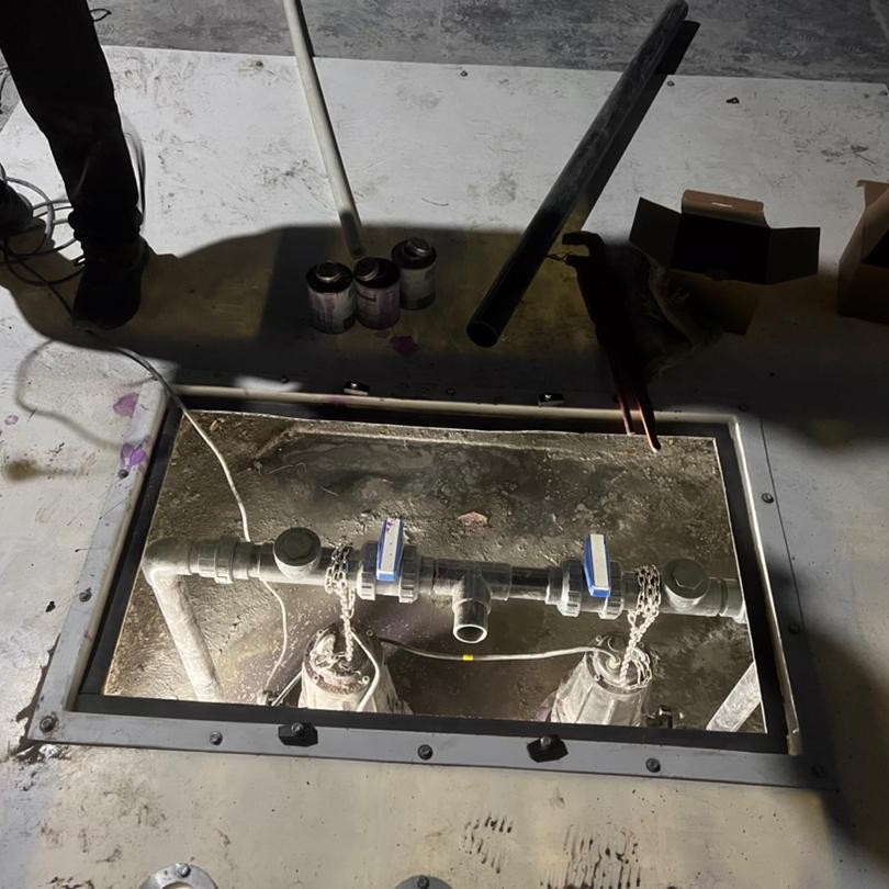 ایستگاه پمپاژ فاضلاب بتنی با پمپ های اروپایی