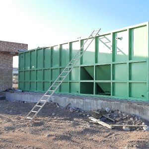 پکیج تصفیه فاضلاب بهداشتی 40 متر مکعب