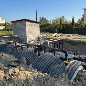 پکیج تصفیه فاضلاب پلی اتیلن بهداشتی 50 متر مکعب