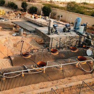 پکیج تصفیه فاضلاب پلی اتیلن بهداشتی 100 متر مکعب