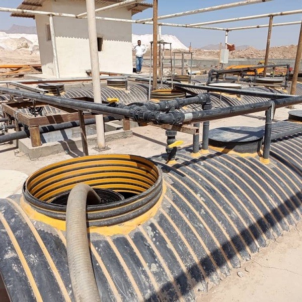 پکیج تصفیه فاضلاب پلی اتیلن بهداشتی 60 متر مکعب