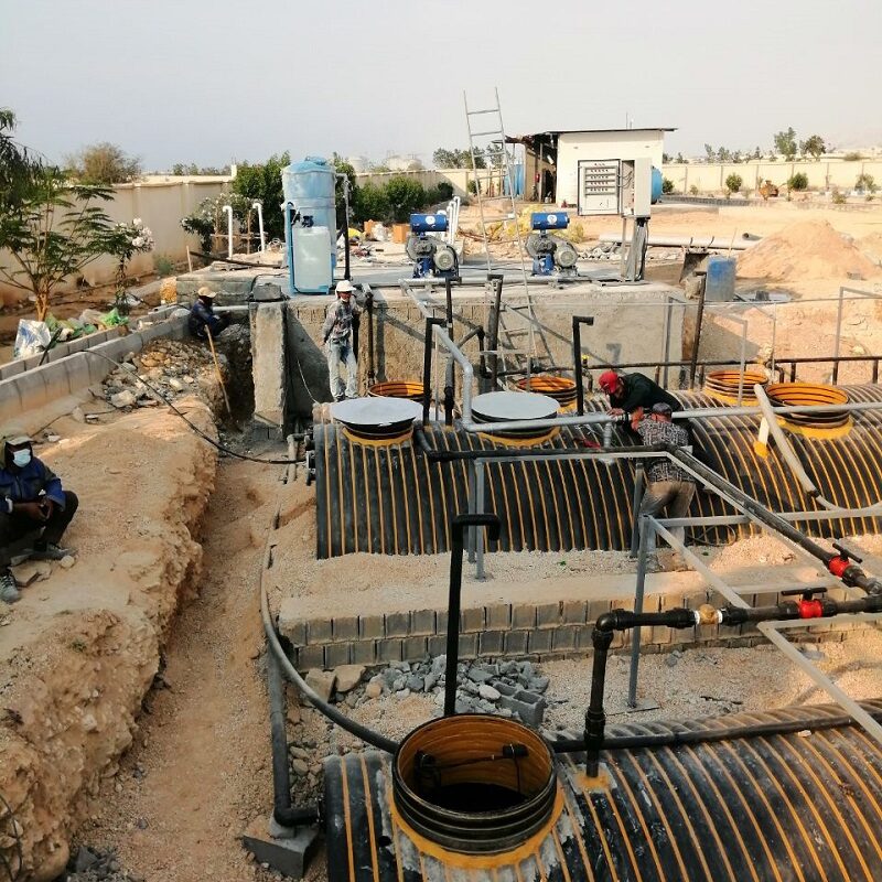 پکیج تصفیه فاضلاب 150 متر مکعب